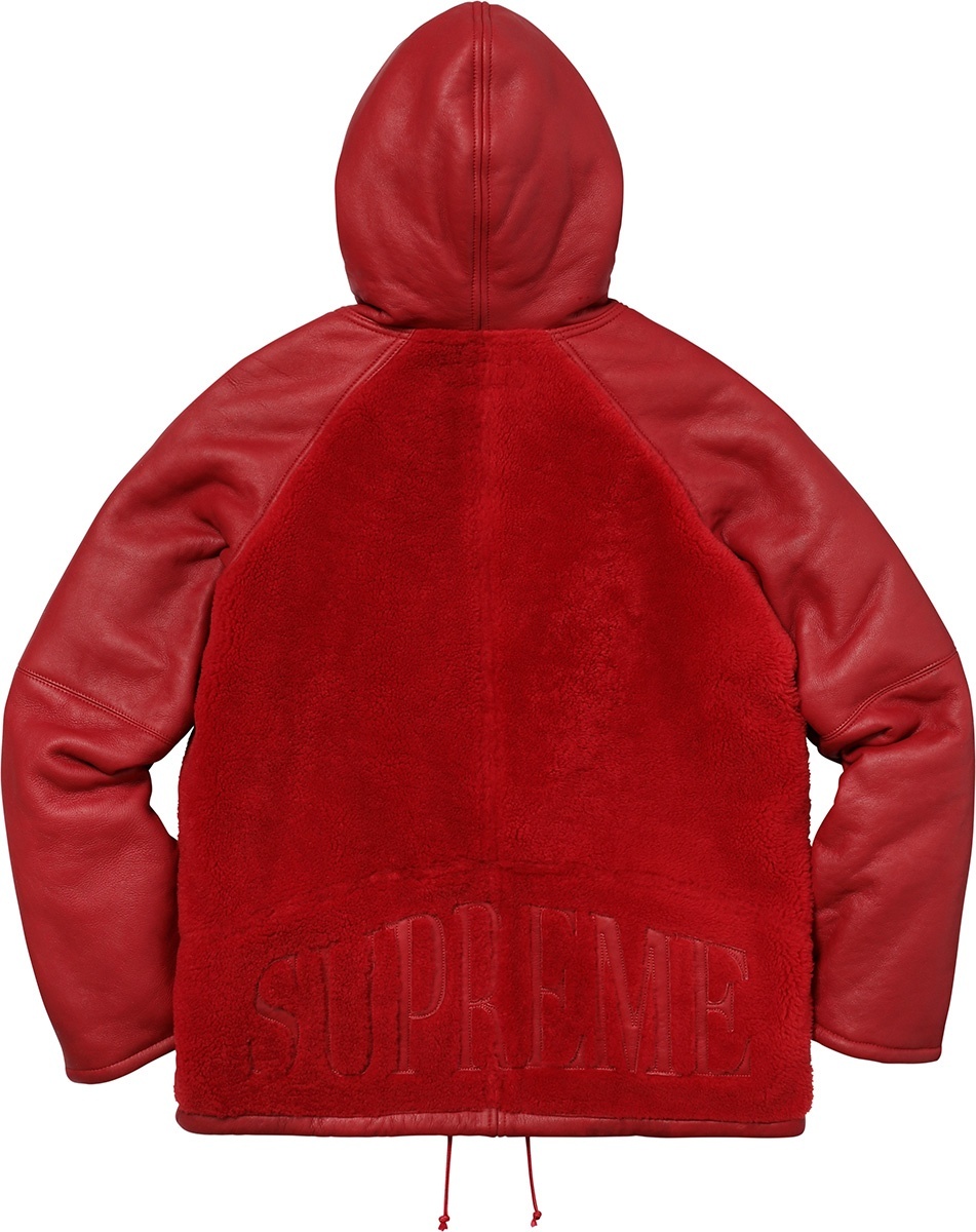 Reversed Shearling Hooded Jacket view 21
